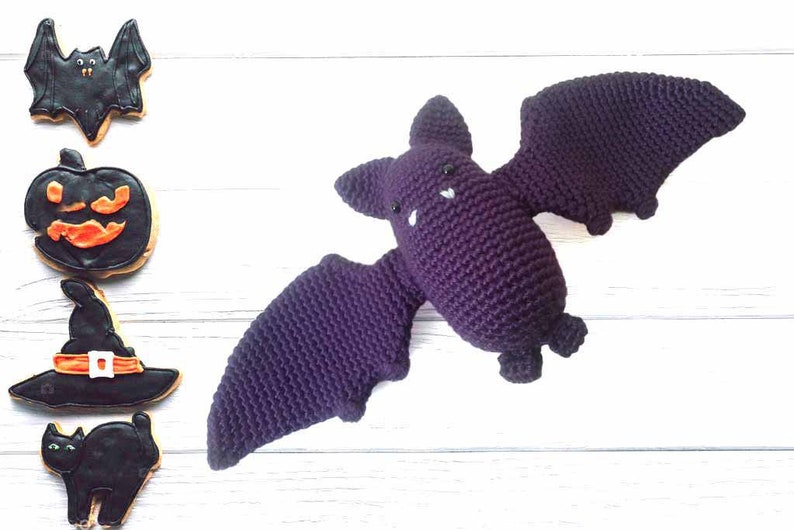 Bat Crochet Pattern, PDF PATTERN instant download by BBadorables image 2