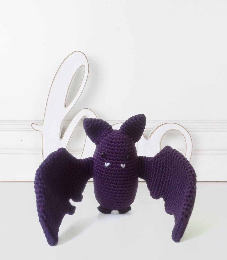 Chauve-souris Crochet Pattern, PDF PATTERN téléchargement instantané par BBadorables image 4