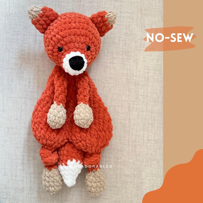 No-sew Froilan Fox Snuggler Crochet PATTERN || Fox Amigurumi Snuggler ...