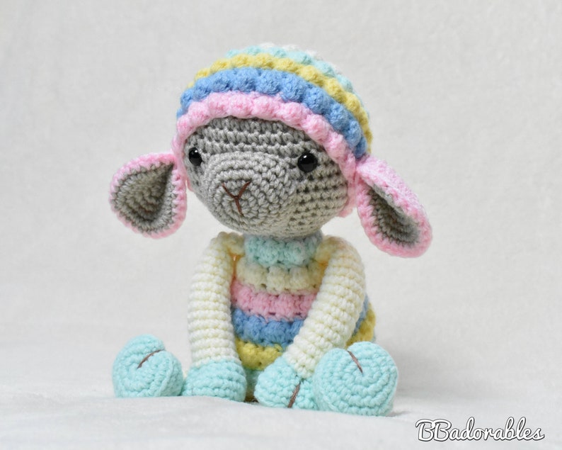 PDF Woolly Lamb Instant Download CROCHET PATTERN