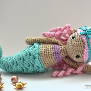 Nerea Mermaid Crochet Pattern, PDF PATTERN by BBadorables image 10