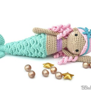 Nerea Mermaid Crochet Pattern, PDF PATTERN by BBadorables image 1
