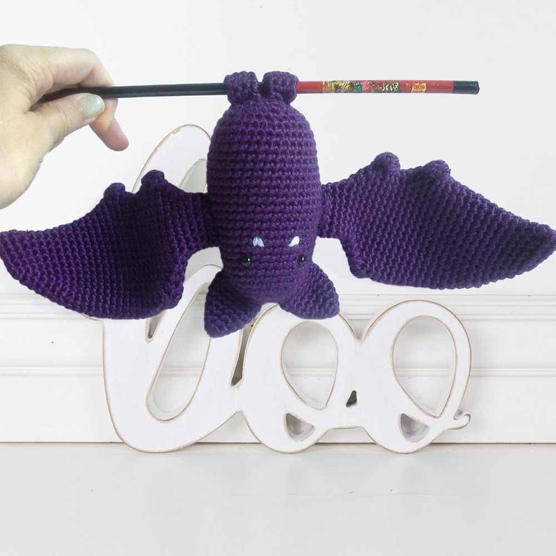 Bat Crochet Pattern, PDF PATTERN instant download by BBadorables image 1