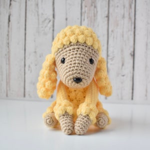 Reina, the poodle - Crochet Pattern, PDF PATTERN - by BBadorables