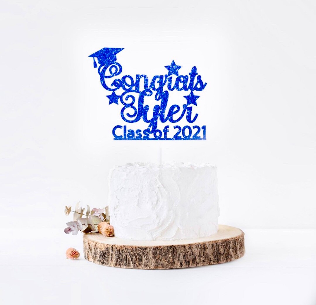 Graduation Cake Topper Graduation 2021 Graduation Cap Etsy