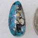 RESERVED Ithaca Peak Rare Gem Quality Cab Turquoise and Pyrite 7.4 ct