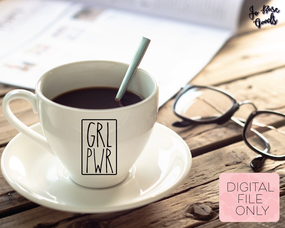 Download GRL PWR Girl Power Women's Clothing & Style svg | Etsy