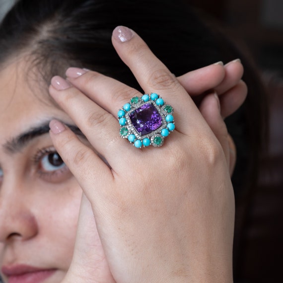 Amazon.com: DAOMEI Evil Eye 925 Sterling Silver Rings for Women Lucky Blue  Eye Zirconia Wedding Engagement Ring Turkish Men Fine Jewelry