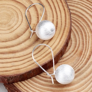925 Sterling Silver Dangle Earring, Fine Silver Jewelry Earring, Silver Dangle Earring, White Silver Jewelry Earring, Birthday Gift
