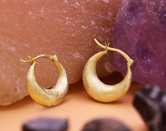 Sterling Silver Chunky Hoop Earrings: 20x7mm Classic Hoops