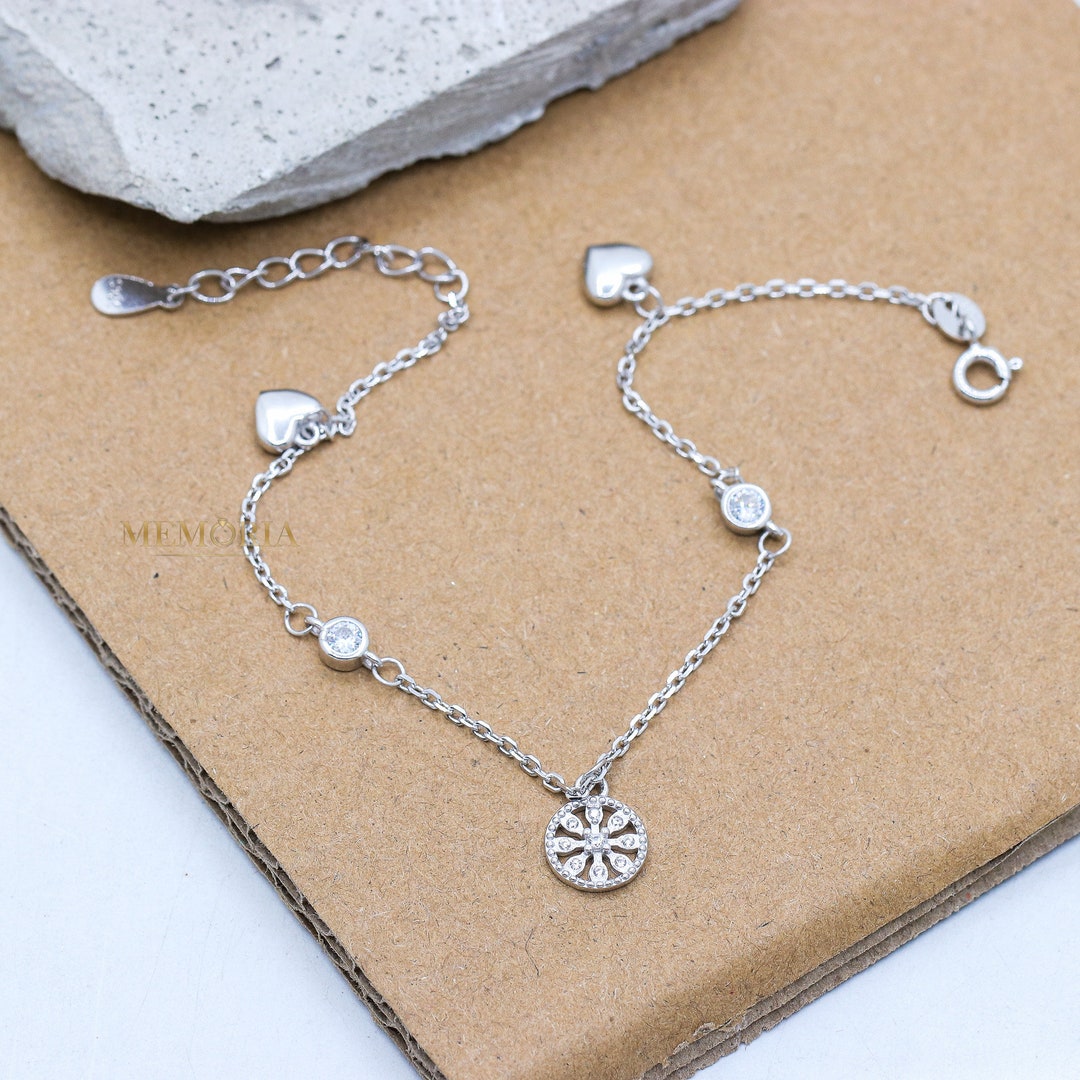 ◎D moment ◎ Zoe heart silver bracelet (925 silver) $_57.JPG?set_id=880000500F