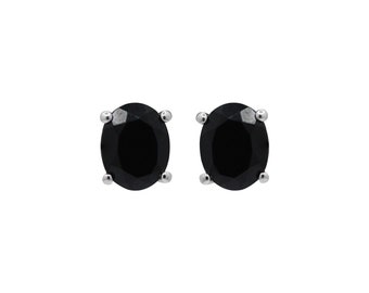 Orecchini pendenti My S Collection in argento sterling 925, marcasite e onice nero - Italia