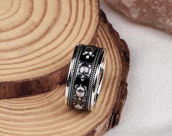 Anello Tartaruga Eden Grande In Argento 925 E Quarzo Color Acquamarina - Foto 8