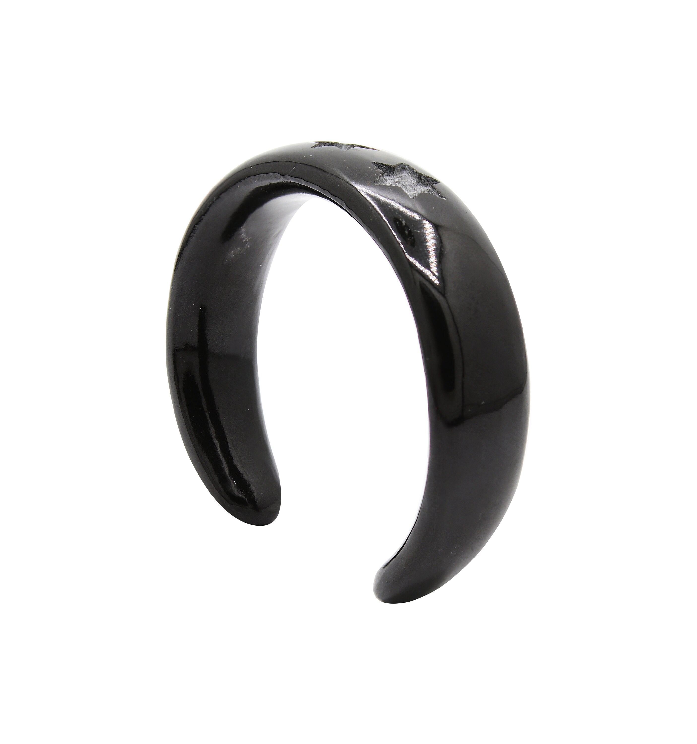 天然石　バングル　ブラック 楽天市場】最高級 天然 ブラックスピネル ダイヤモンドカット