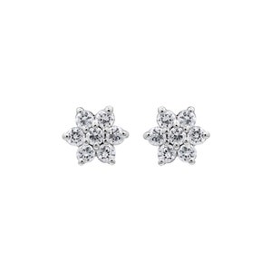 Orecchini CZ naturali, orecchini in argento sterling 925, orecchini a perno a forma di stella, piccoli orecchini a perno, orecchini minimalisti, gioielli da donna, regalo per lei