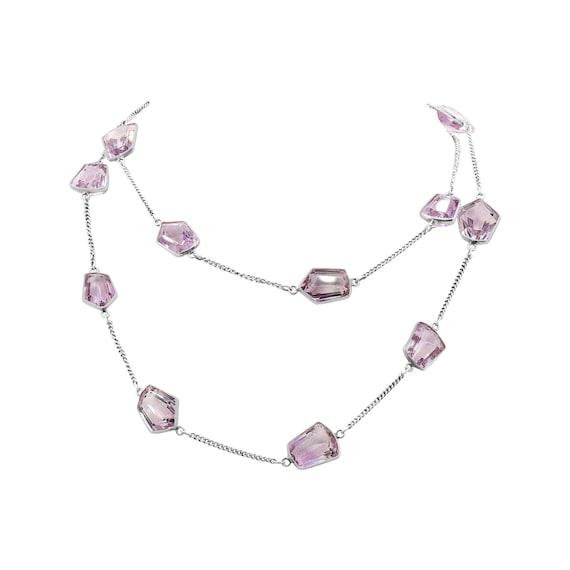 Amethyst on sale station necklace