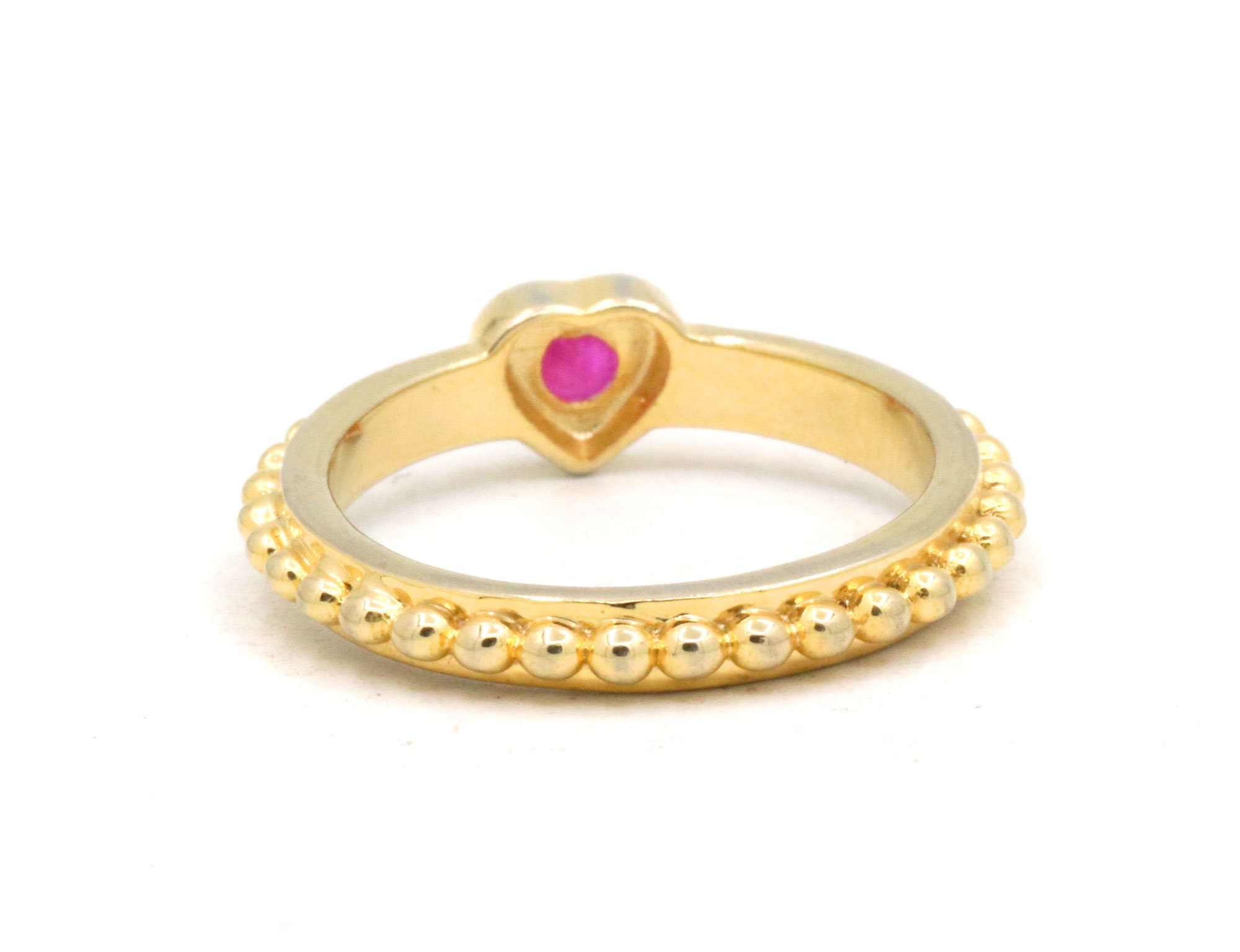 Heart Shape Ruby Ring Natural Ruby Gemstone Ring Red Ruby | Etsy