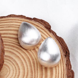 Dainty 925 Sterling Silver Earrings: White Silver Jewelry