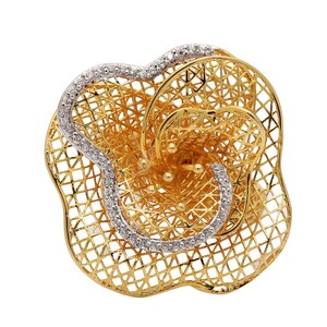 Floral Designs Yellow Diamond Ring 18k Yellow Gold Ring, Gold Jewelry Ring, Amazing Shape Gold Jewelry Ring, Personalization Gift