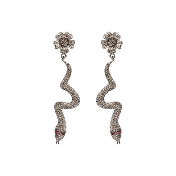 Orecchini A Forma Di Serpente In Argento Sterling 925 – Design Curvo, Simbolo Di Trasformazione, Gioielli Ipoallergenici Per Donne - 3