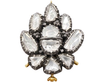 Polki Diamond, Diamond Jewelry, Gemstone Pendant, Gold Plated Pendant, Diamond Jewelry, Jewelry Pendant, Handmade Jewelry, Birthday Gifts