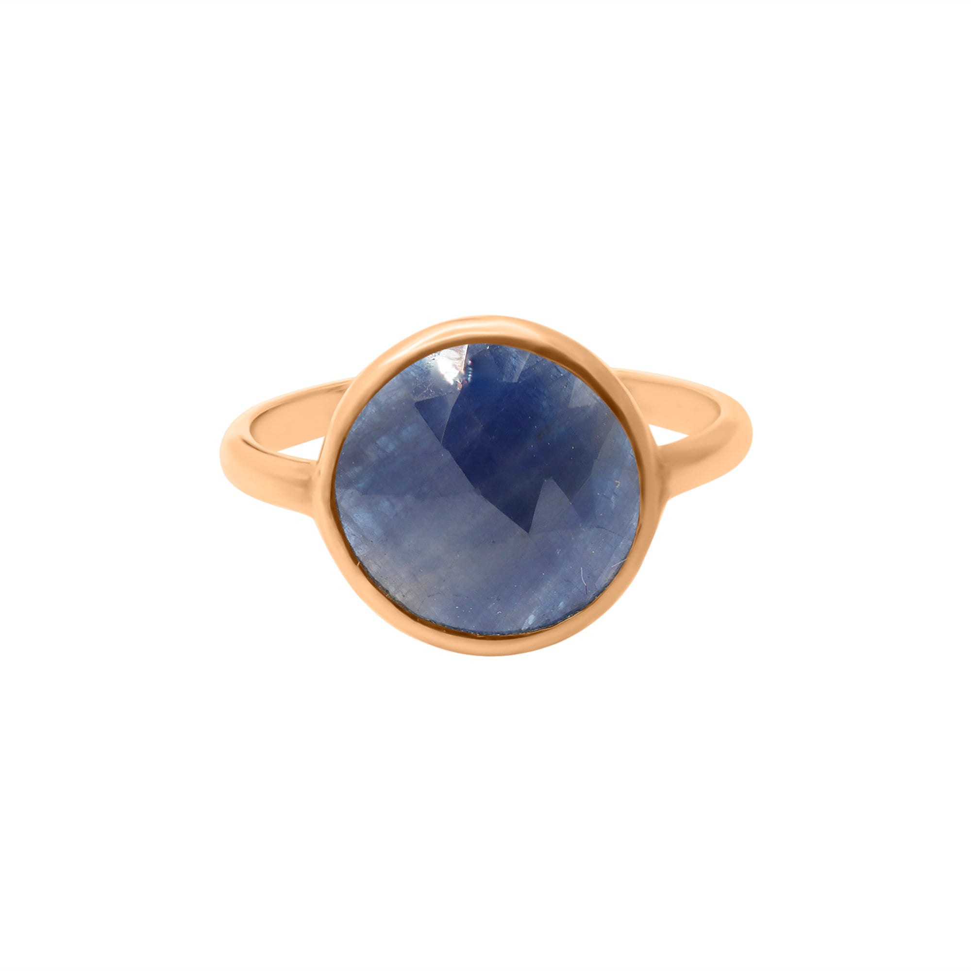 Pitambari Neelam Gold Ring (Design A1) | GemPundit