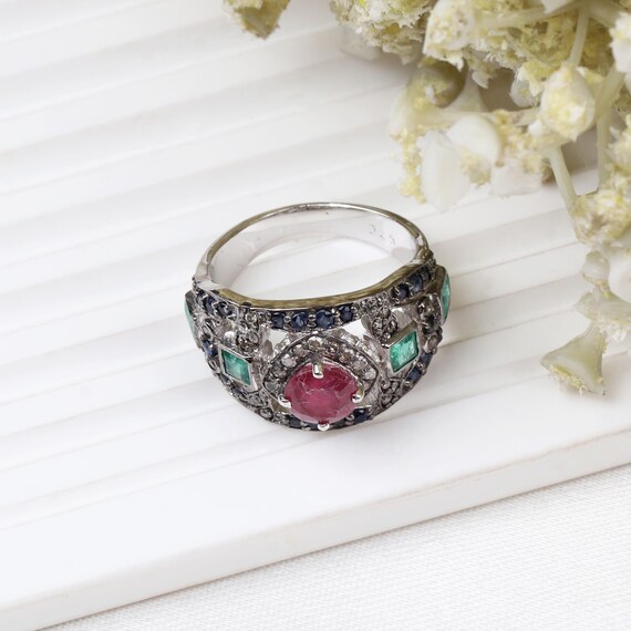 Anello Argento Meglio Rubino Zaffiro O Smeraldo Anello Con Pietra