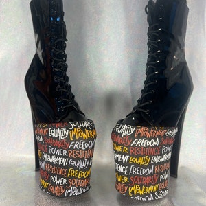 Pleaser heels boots covers toe platform protectors dance rave pole dancing