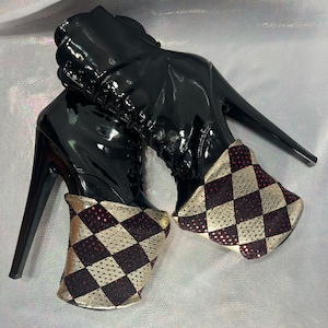 Pleaser heels boots covers toe platform protectors dance rave pole dancing 4 inch platforms