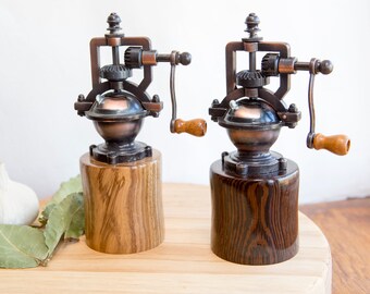 Handmade Pepper mill - Zebrano PepperMill - fathers day present - handmade Pepper Mill - Salt Mill - wedding gift 5th anniversary
