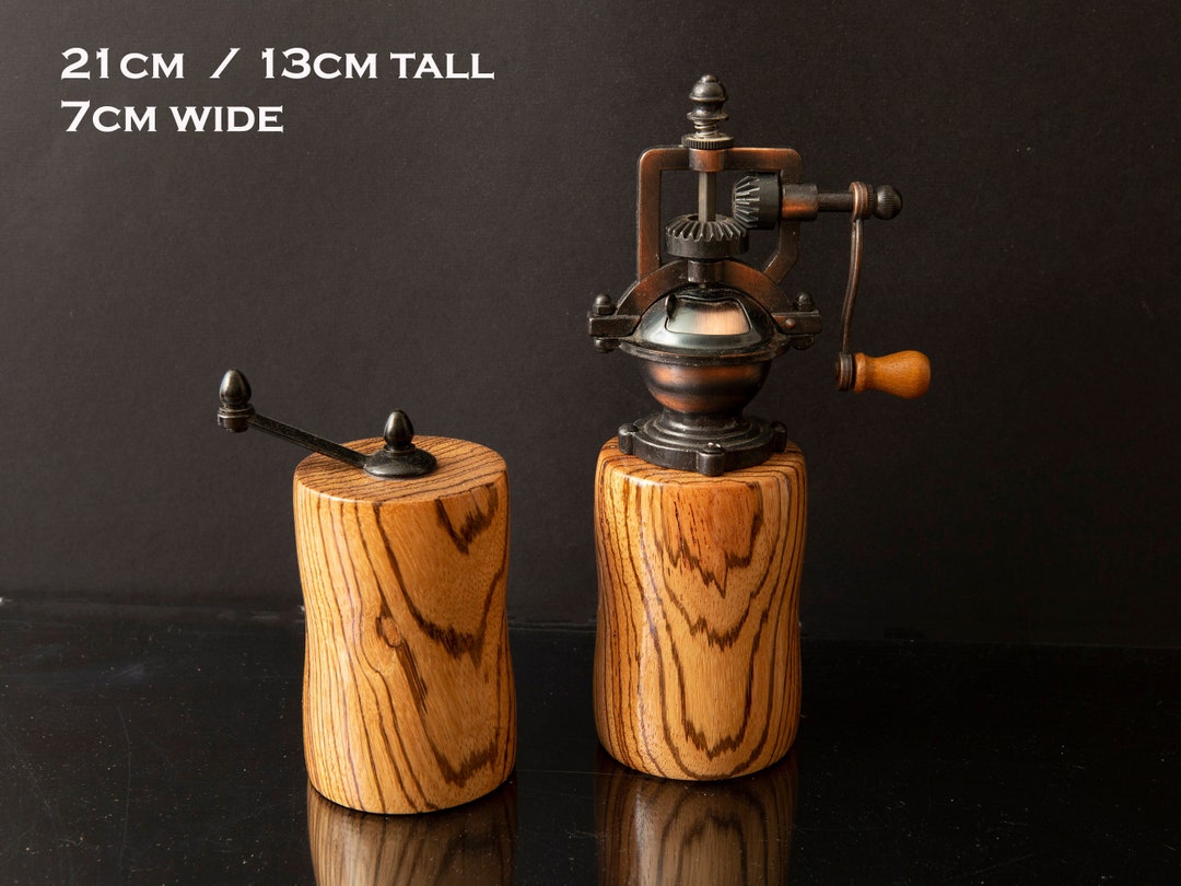 Vintage Pepper Mill Set Pepper Mill and Salt Grinder Etsy