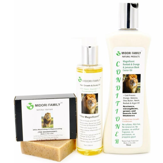 Hair Growth Oil Bundle Set Natural Certified Oils Etsy