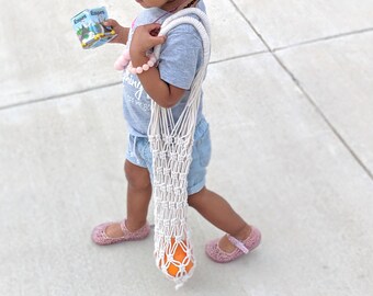 Small Macrame Reusable Market/Grocery Bag