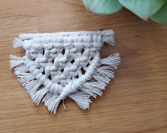 Grampo de cabelo macramê, acessório de cabelo, pedaço de cabelo de casamento, grampo de cabelo Boho