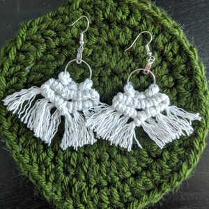 Makramee kleine Creolen