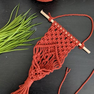 Mini Macrame Air Plant or Gemstone Hanger