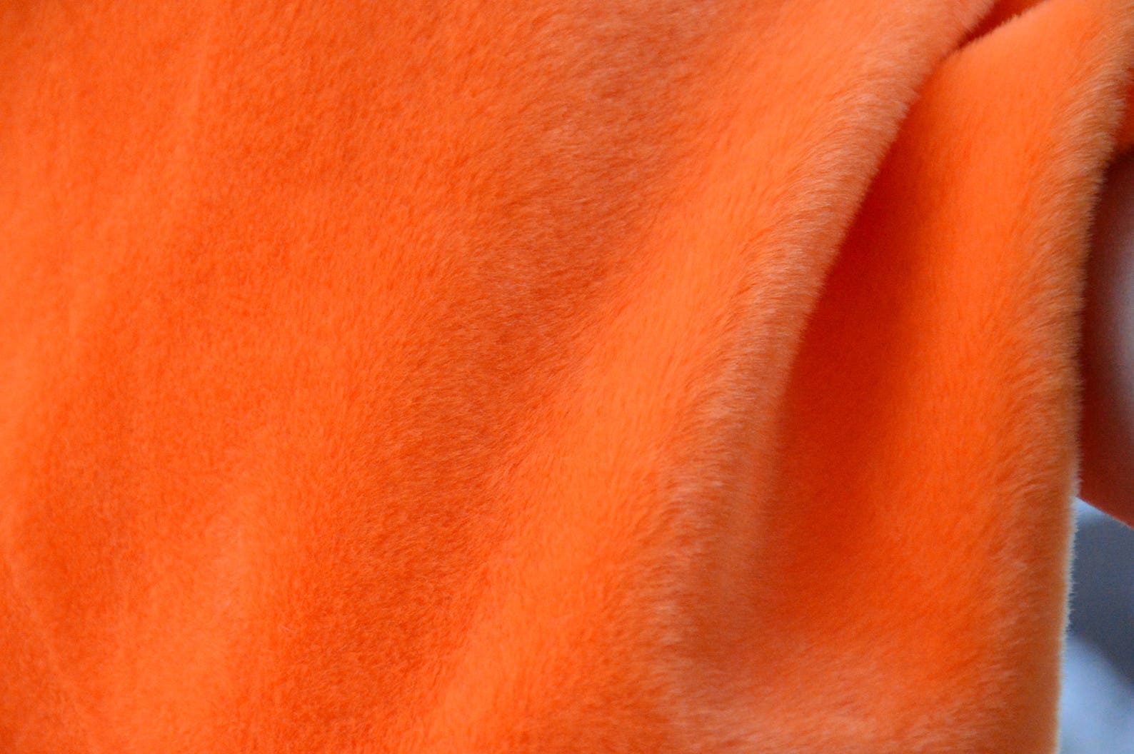 Plush Fur 5vmm Bright Orange Plush for Teddy Bears and Home Etsy
