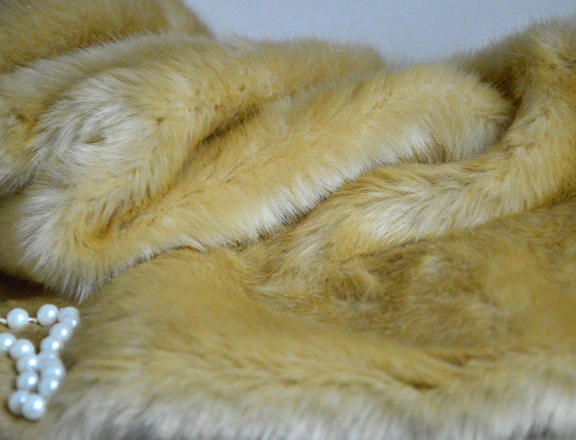 Realistic Faux Fur Mink Fur As real fur Beautiful Faux Fur Etsy