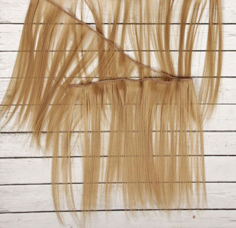Hair for dolls Hair pieces Hair for Blythe Hair Waldorf dolls Doll Wig Hair 25 cm10inches 100cm Similar to natural Thick hair Hair pieces