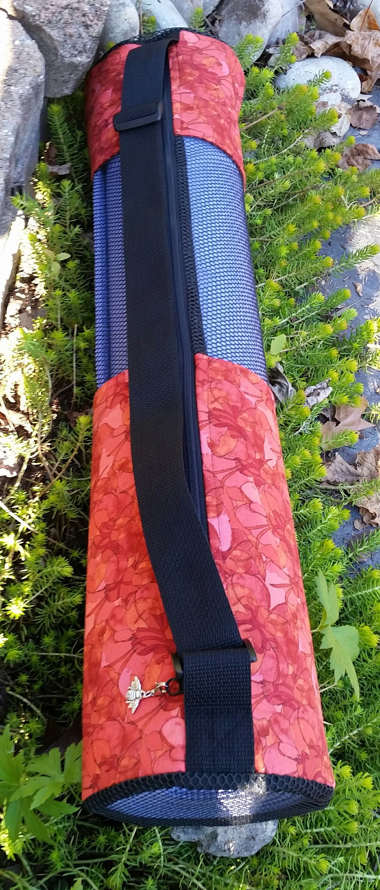 Easy-Go Yoga Mat Bag - Yoga Mat Carrier - Multipurpose Bag - Batik