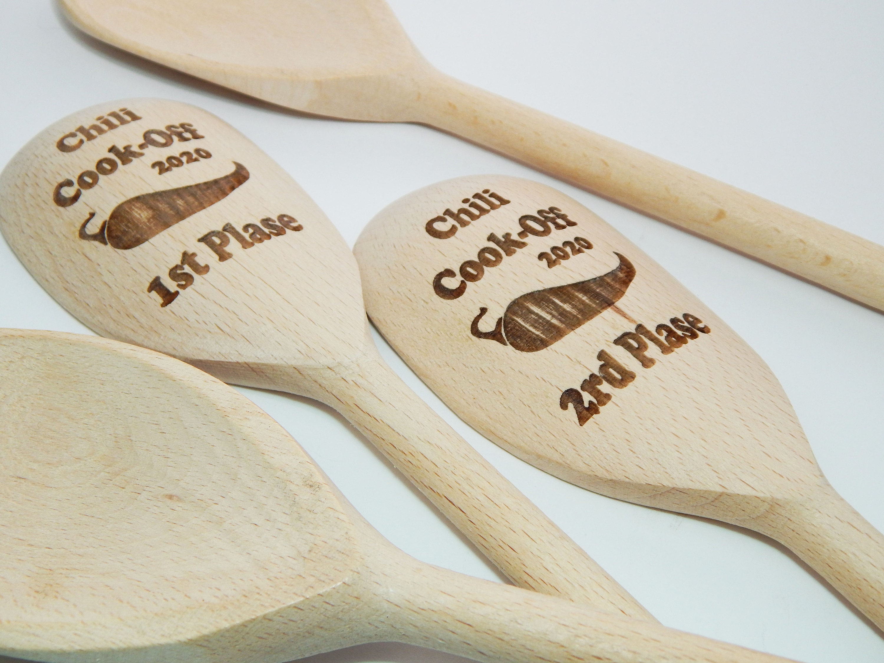 Chili Cook-Off Wooden Spoons Personalized Wooden Spoon | Etsy