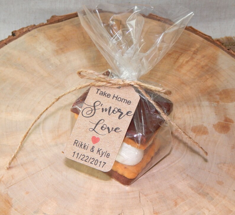 Custom S'more Love Kits Smore Love Tags Smore Favors - Etsy
