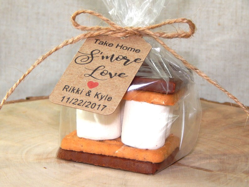 Custom S'more Love Kits Smore Love Tags Smore Favors Etsy