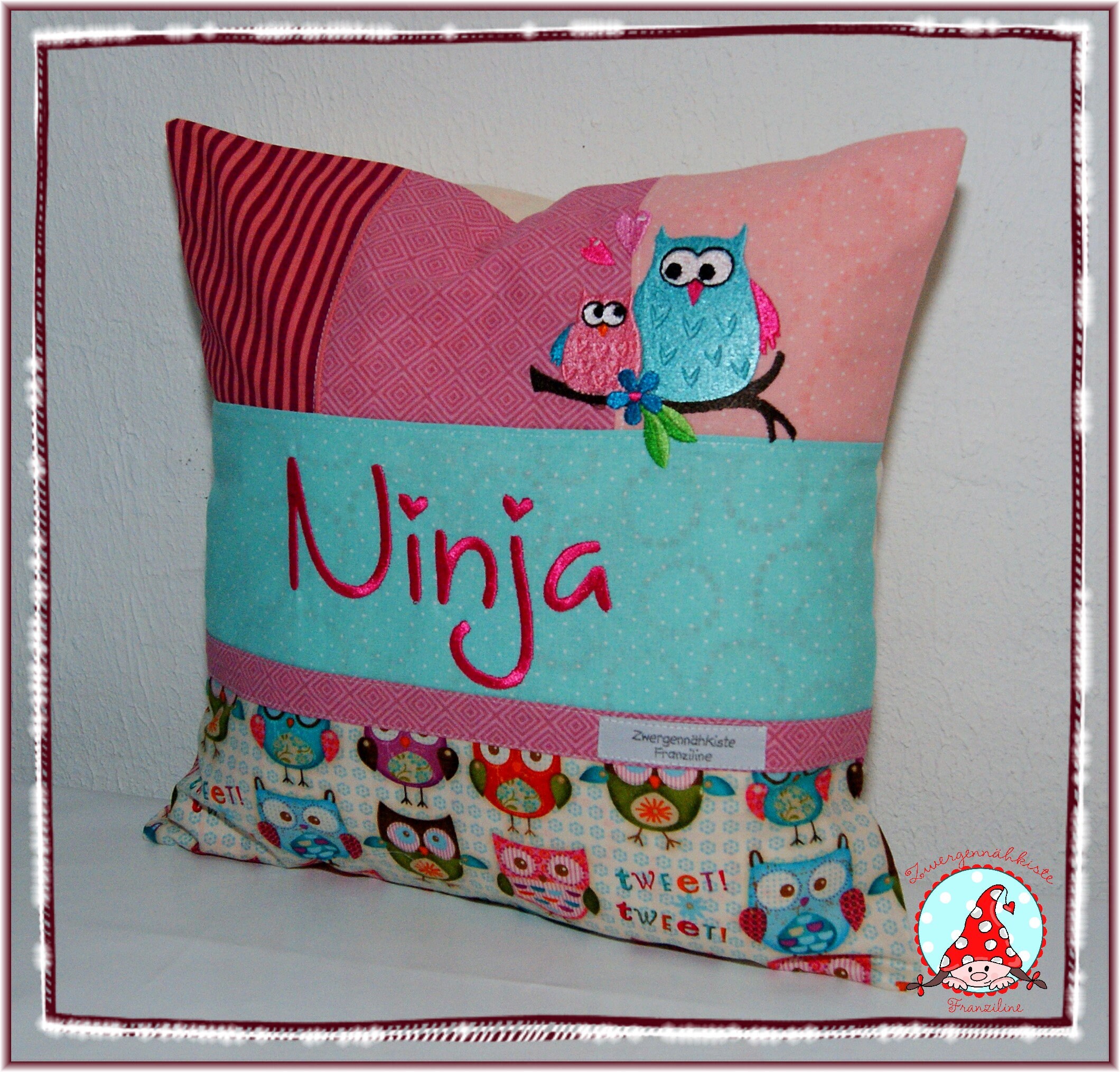 Name Pillow Patch 35x35 Pillowcase Pillow Inlet Desired Etsy Singapore