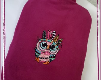 Hot water bottle with name and motif