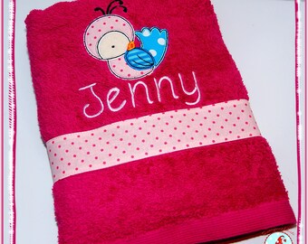 Handtuch 50x100cm mit Name und Motiv Towel