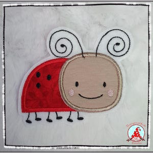 Aufnäher  Marienkäfer  Applikation  Aufbügler