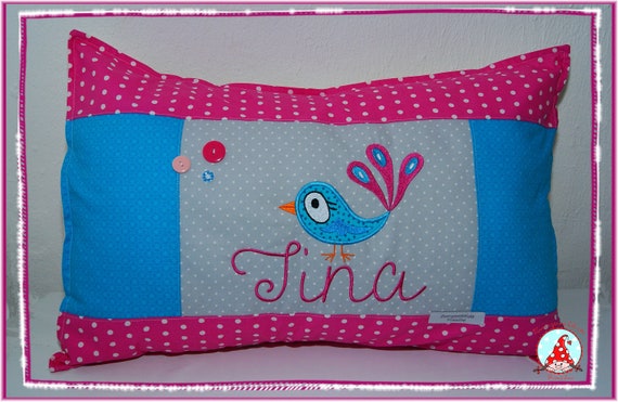 Patch Kissenbezug 40x60 mit Namen & Motiv Kuschelkissen Kissen Lieblingskissen Sofakissen Schmusekissen