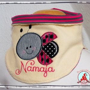 Baby and children neck sock with name & motif loop round scarf image 7