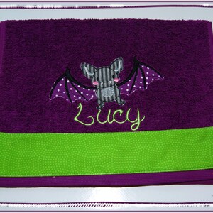 Guest towel with name & motif Borte guest towel embroidered terry towel image 8